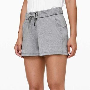 Lululemon On The Fly Short *2.5” - Heathered Slate - 4
